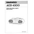 DAEWOO ACD4300 Instrukcja Serwisowa