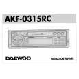 DAEWOO AKF-0315RC Instrukcja Obsługi
